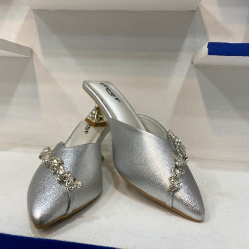 Ladies heel silver