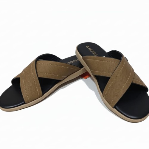 Mens Leather Crep Sandal