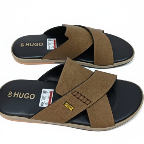 Mens Leather Crep Sandal