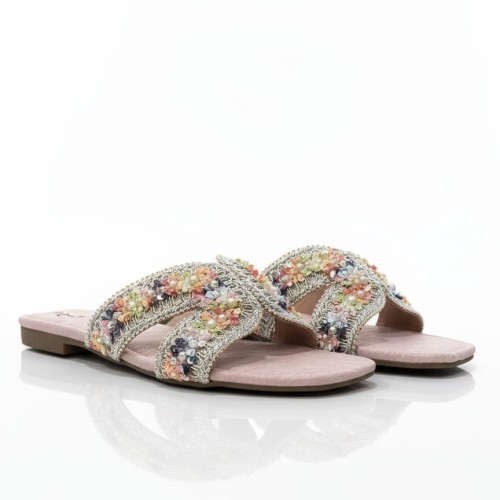 Ladies Sandal multi Pink