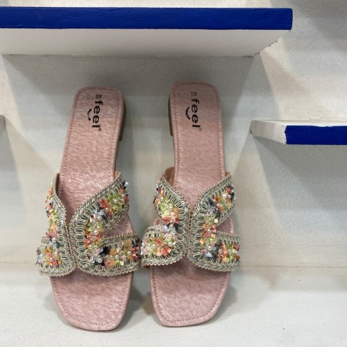 Ladies Sandal multi Pink