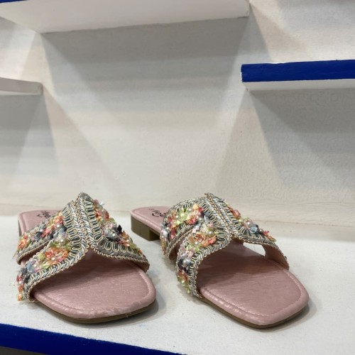 Ladies Sandal multi Pink