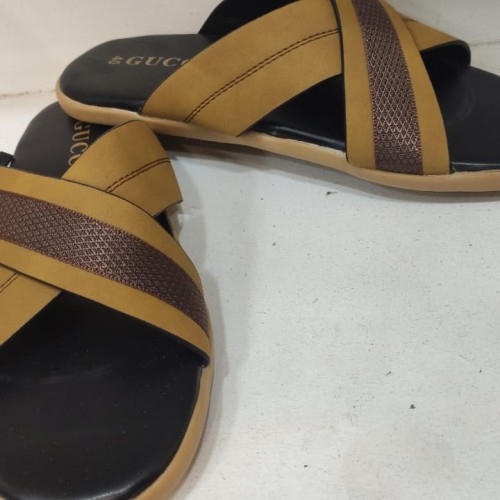Mens Crep Cross-strap Sandal