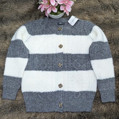 Ladies Sweater 5 Batton Multicolor